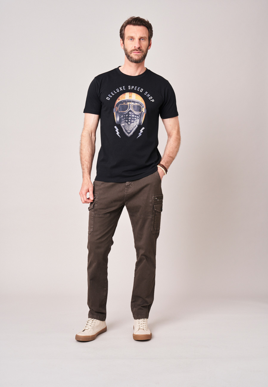 HELMUP T-shirt Black men-2
