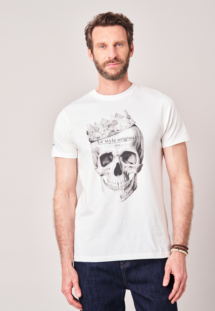 T-shirt CROWN Natural homme-1