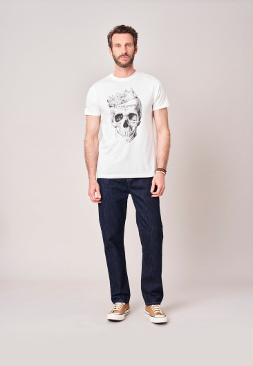 T-shirt CROWN Black homme-1