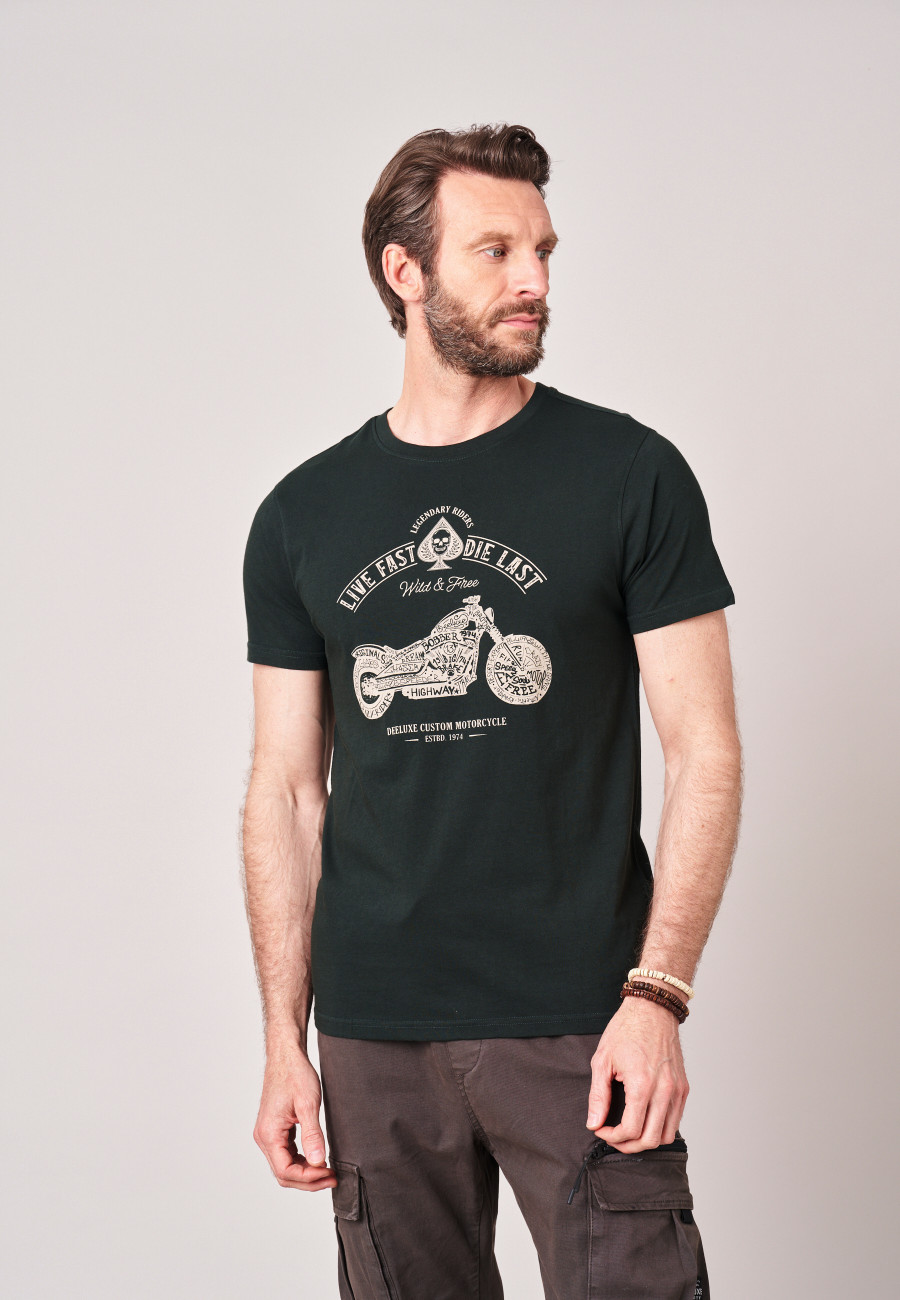 T-shirt PARK Jetgreen homme-1