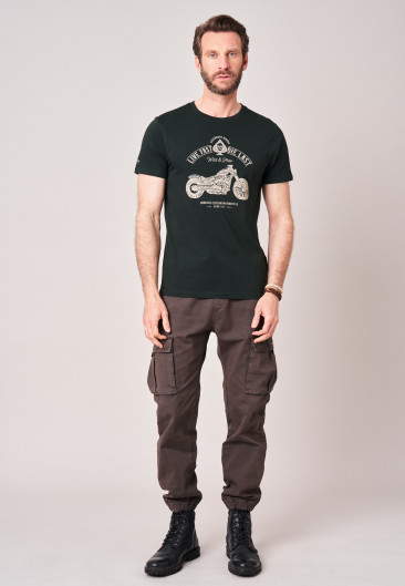 PARK T-shirt Black men-1