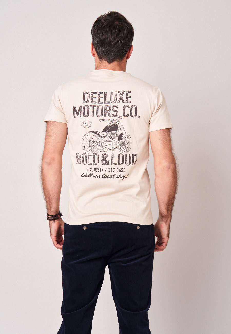 ROWDY T-shirt Light Beige men-4