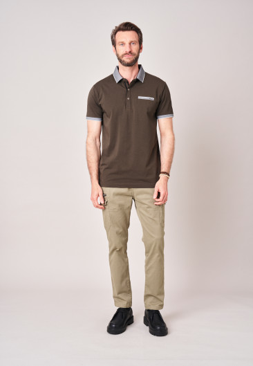 EAGLE Polo Deep Black men-1