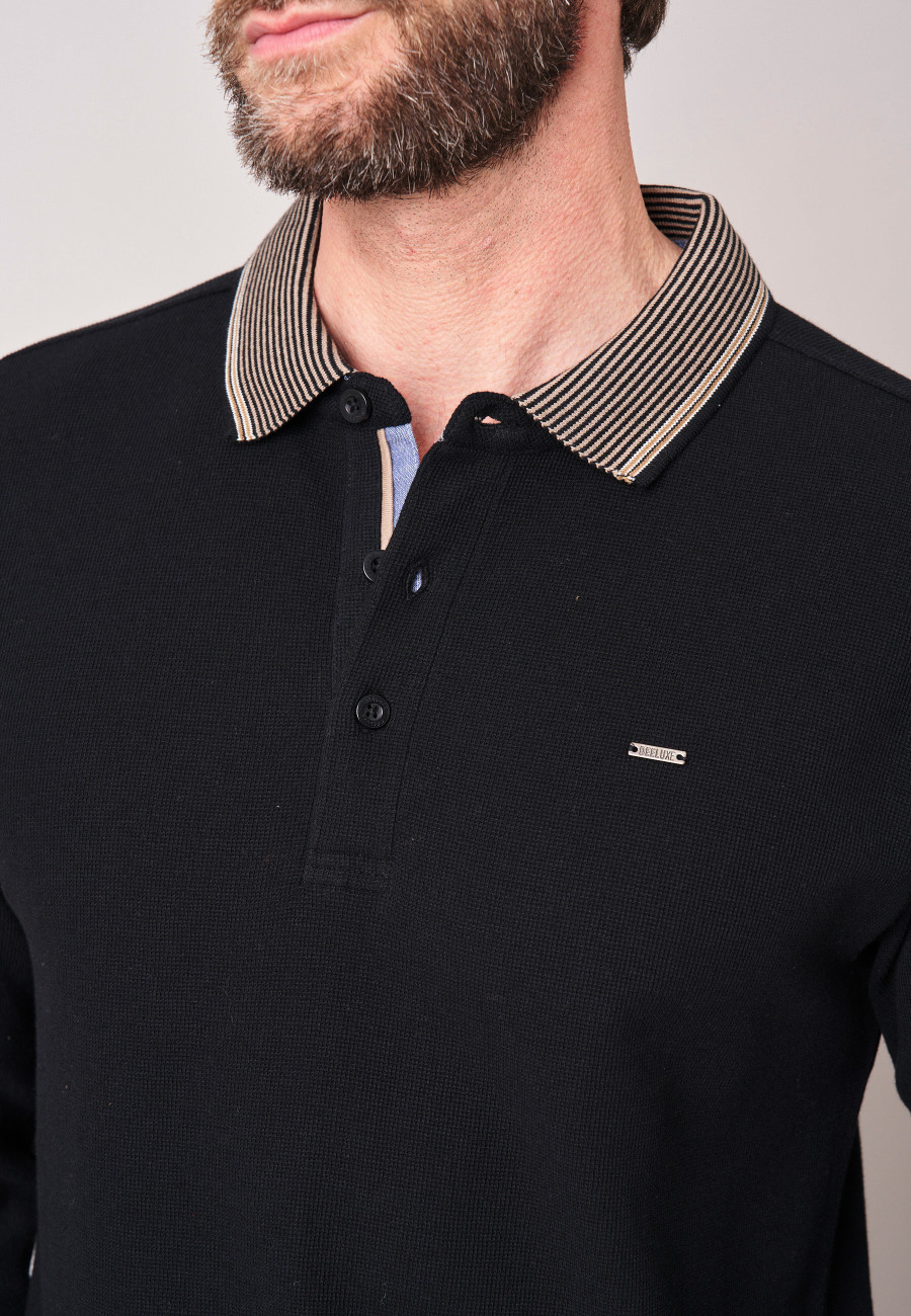 Polo KAELON Black homme-3