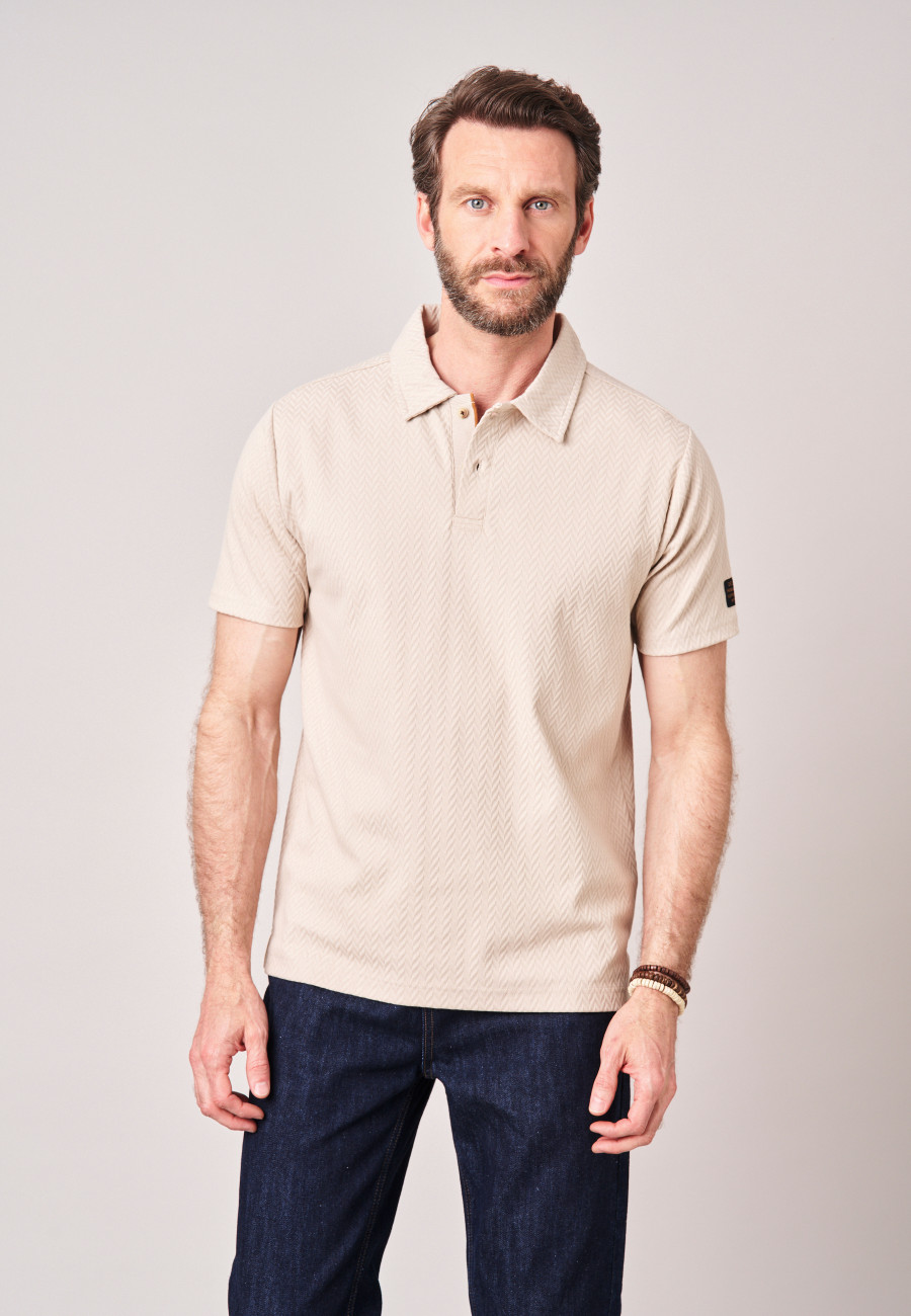 RIVETON Polo Chalk men-1