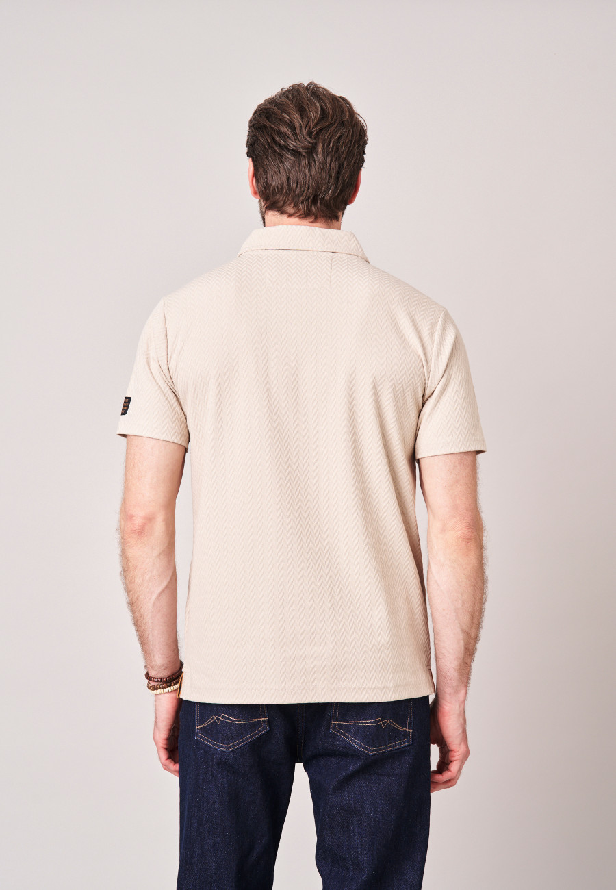 Polo RIVETON Chalk homme-4