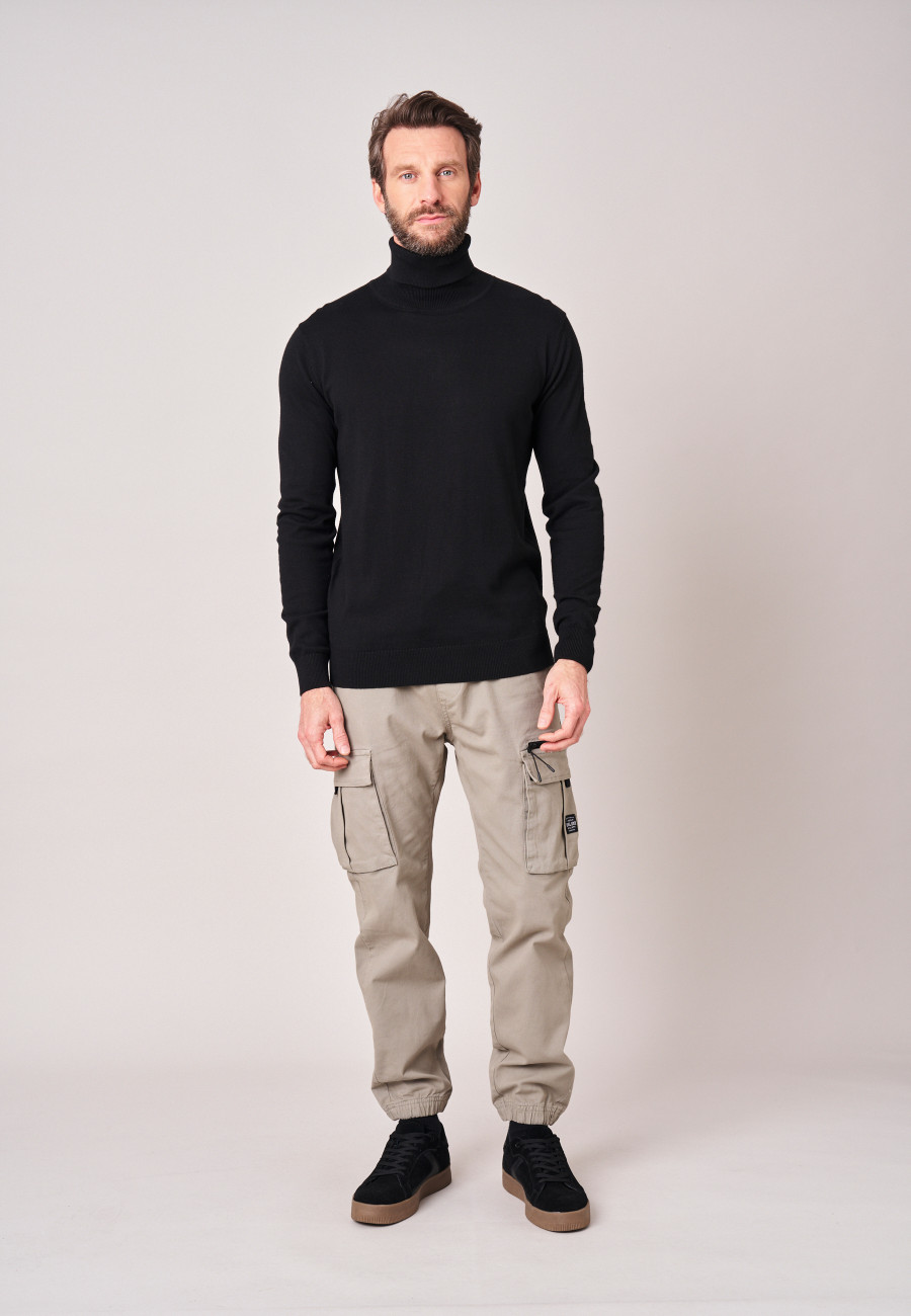 ROLLUP Sweater Black men-2