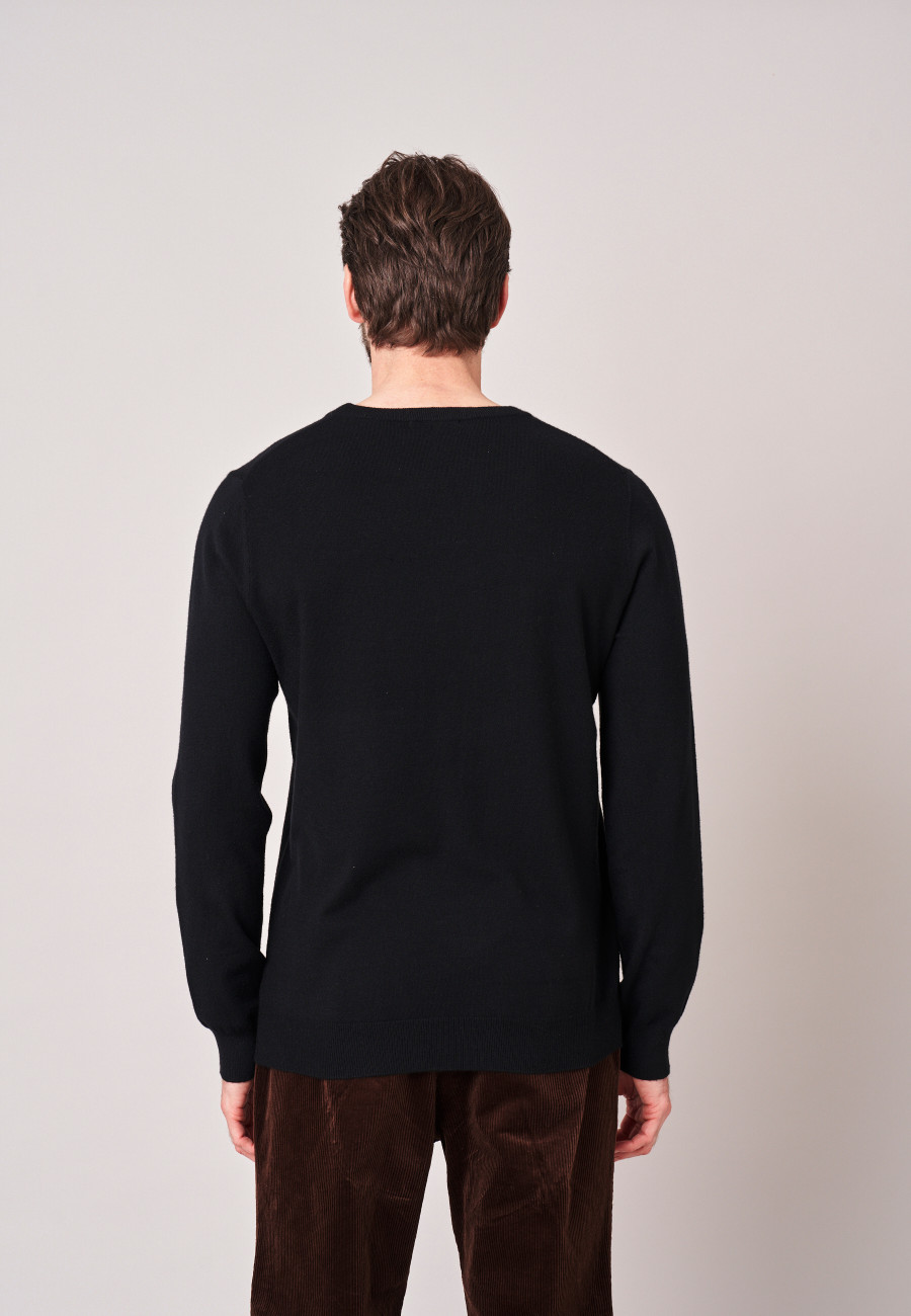 Pull SHOTSON Dark black homme-4