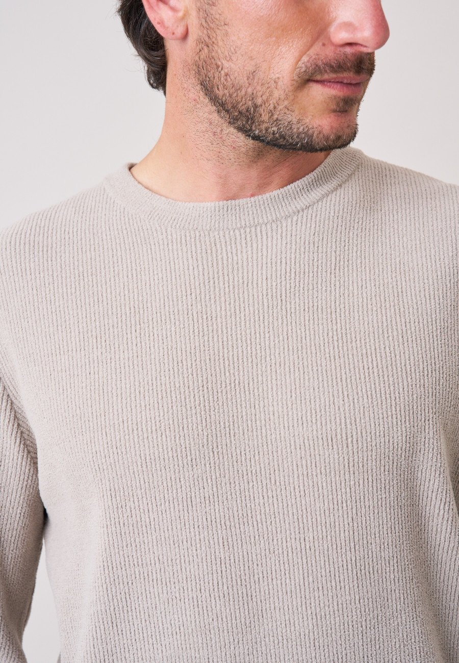 RUNNER Sweater Chalk men-3