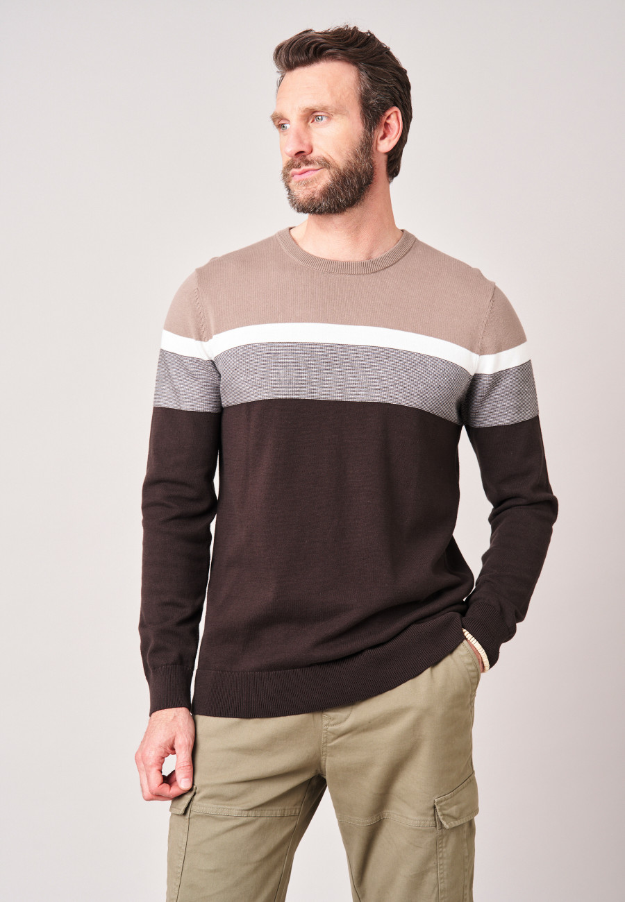 Pull TOASTER Dark Sand homme-1
