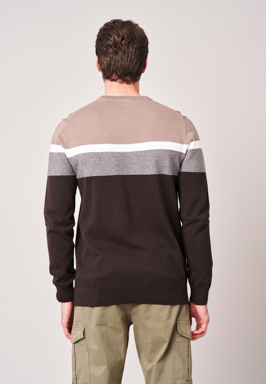 TOASTER Sweater Dark Sand men-4