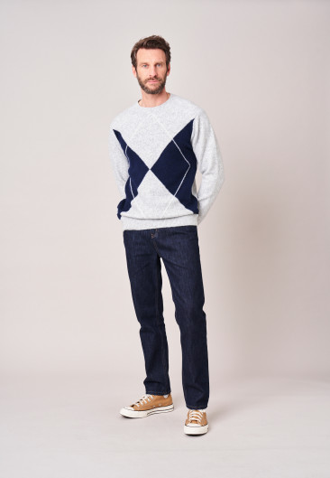 PIERRE Sweater Light Grey Mel men-1