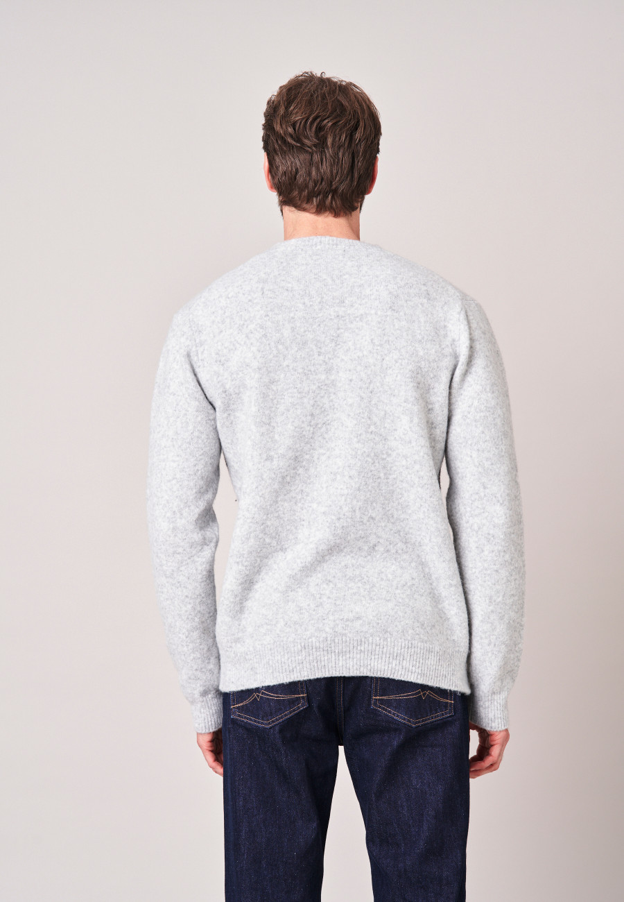 Pull PIERRE Light Grey Mel homme-4