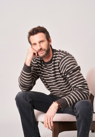 Pull RISCOS Medium Grey Mel homme-1