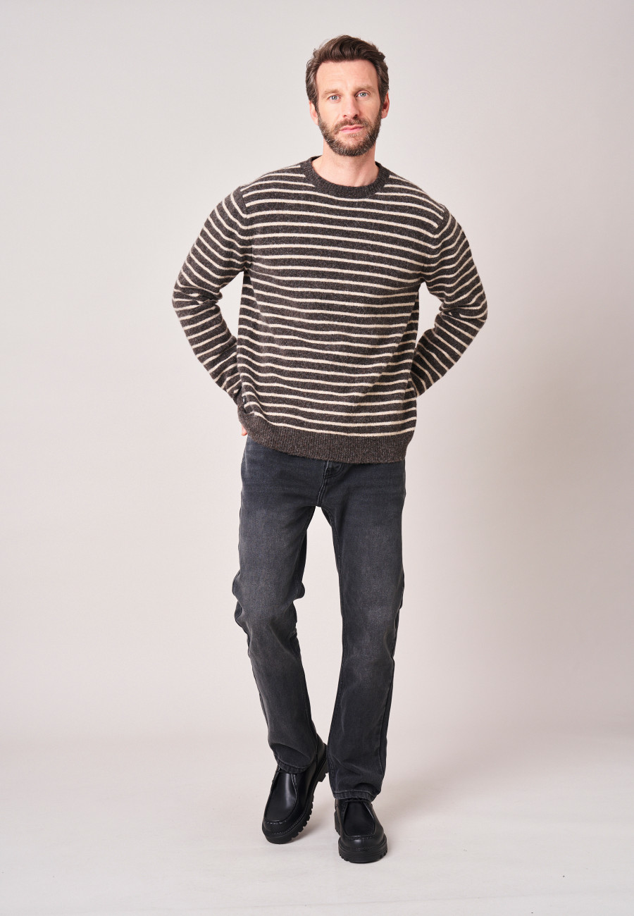 RISCOS Sweater Brown men-2