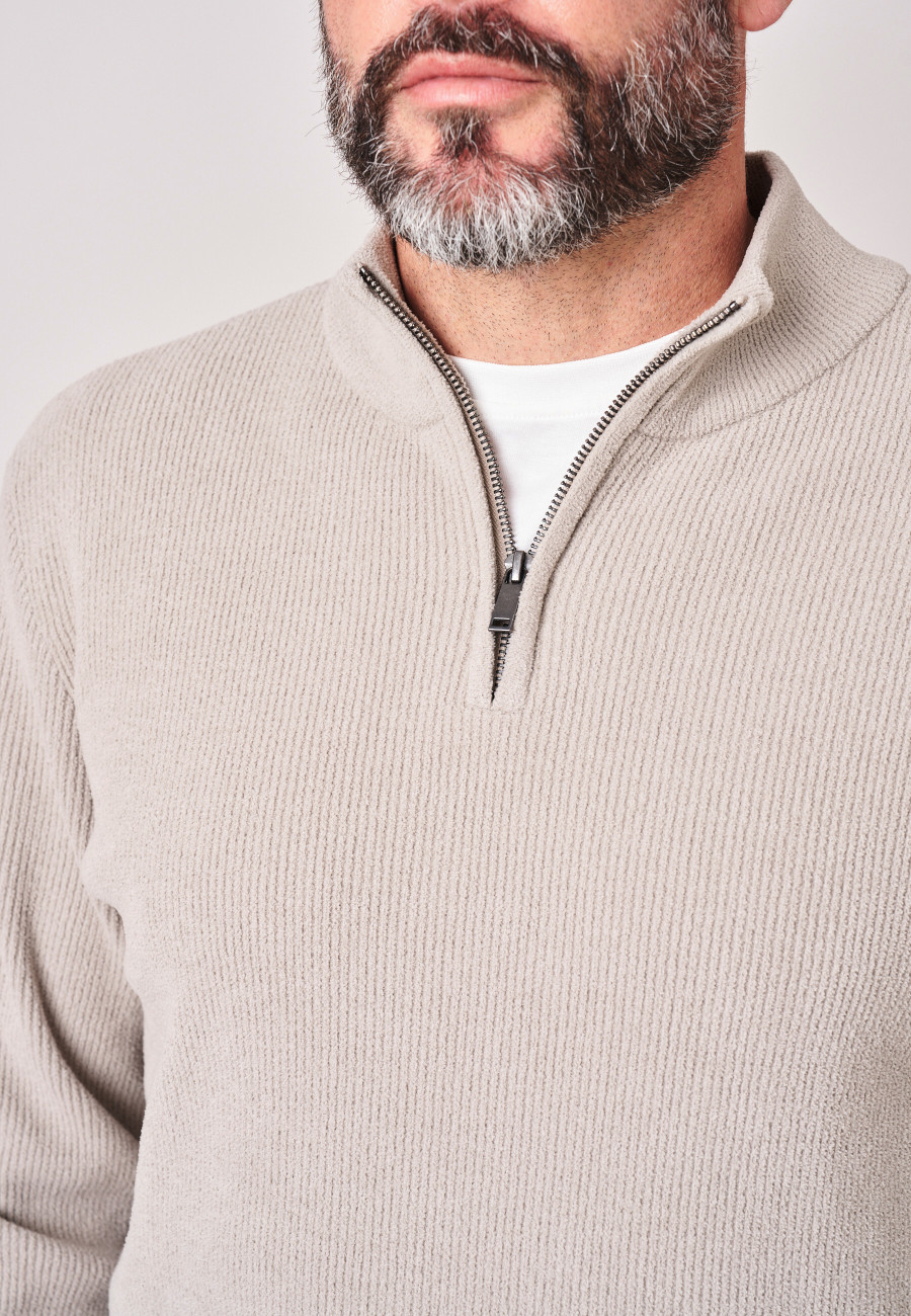 RUNNUP Sweater Chalk men-3