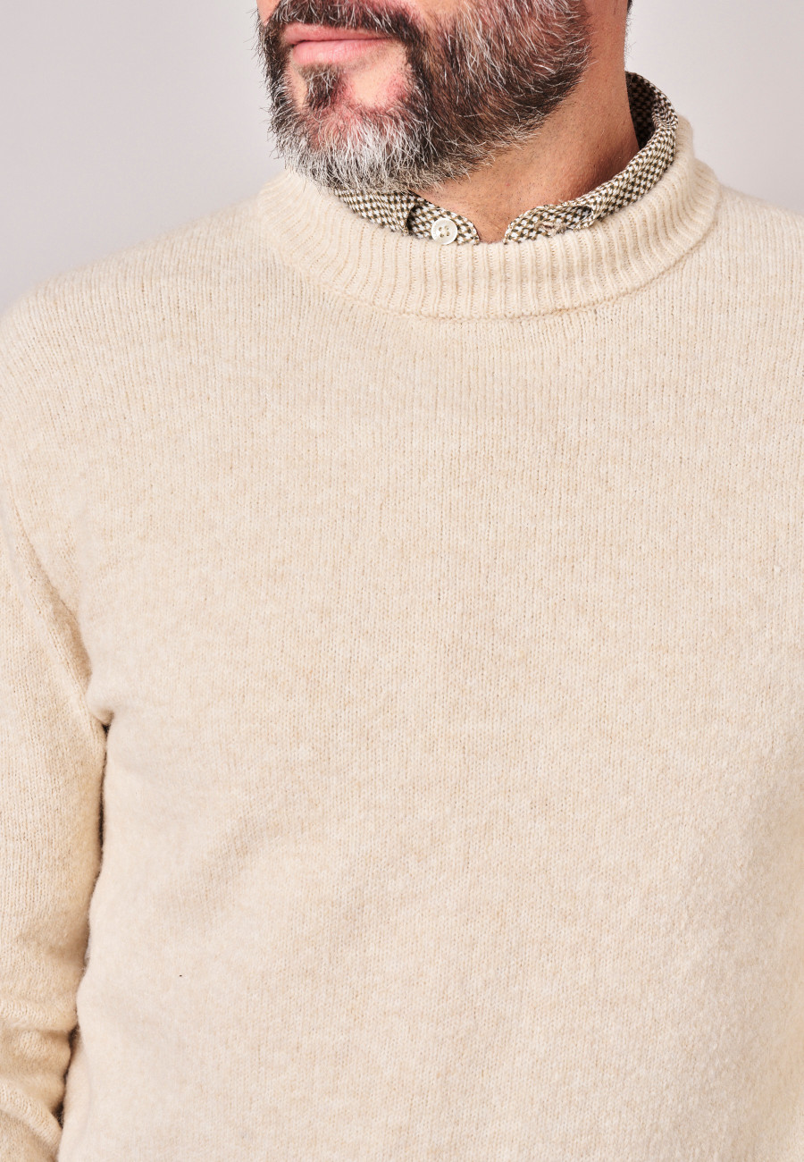 Pull OSTILIO Ivory homme-3