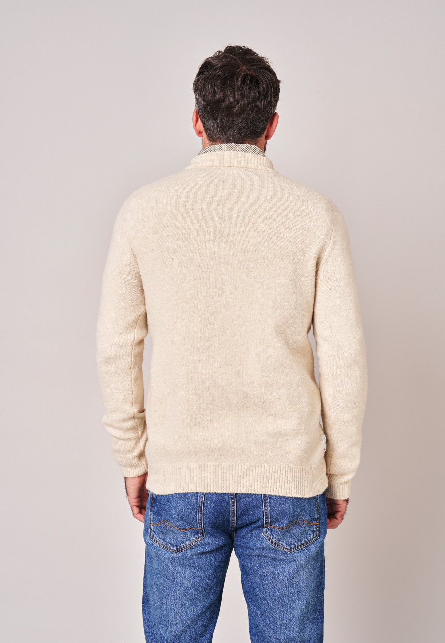 Pull OSTILIO Ivory homme-4