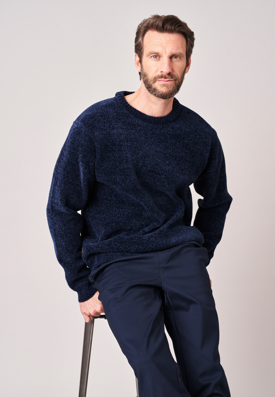 Pull CREATUP Navy homme-1