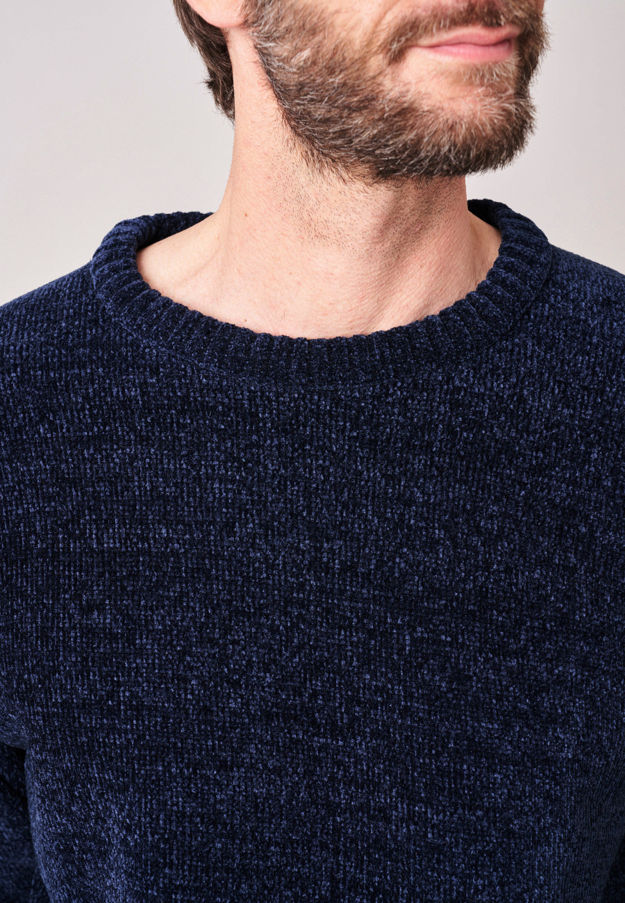 Pull CREATUP Navy homme-3