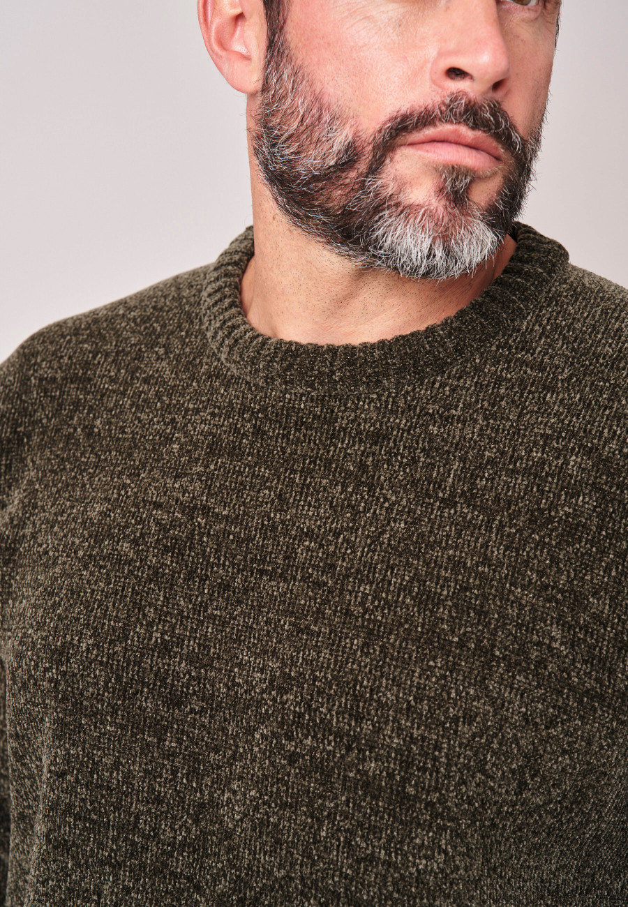 Pull CREATUP Khaki homme-3