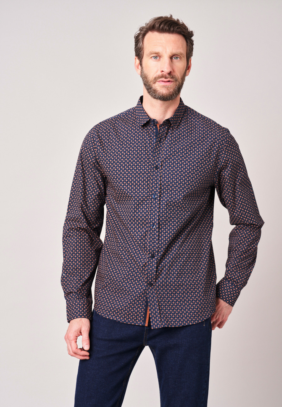 Chemise SILAS Navy homme-1
