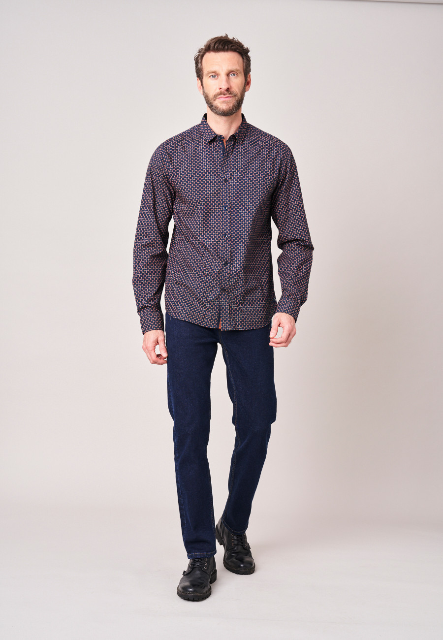Chemise SILAS Navy homme-2