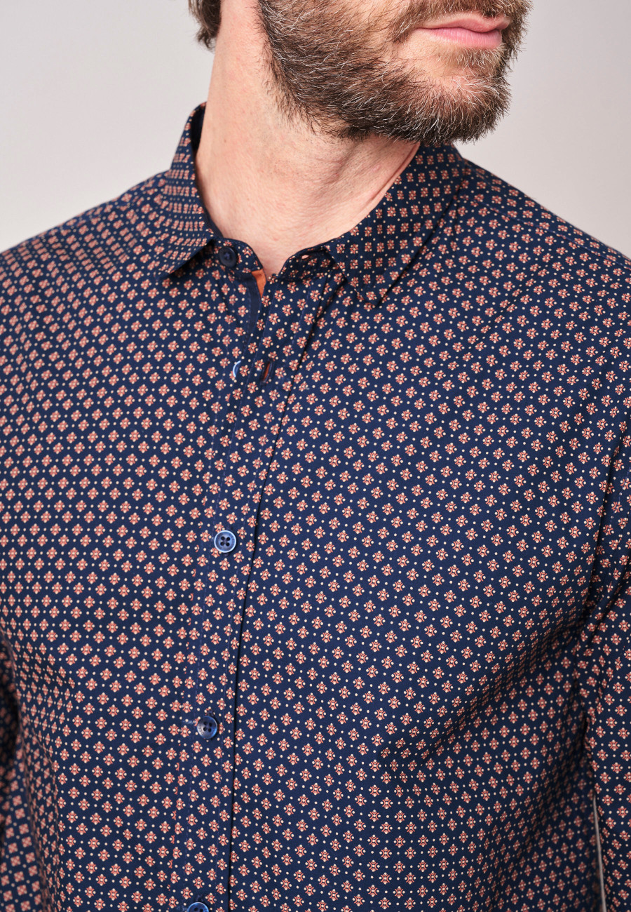 Chemise SILAS Navy homme-3