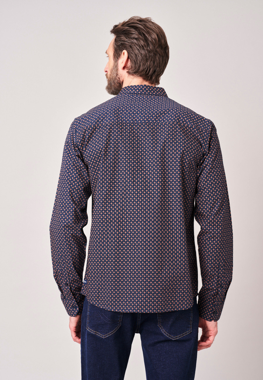 Chemise SILAS Navy homme-4