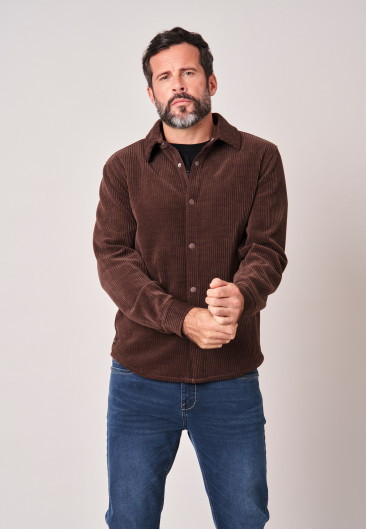 ROACHER Overshirt Dune men-1