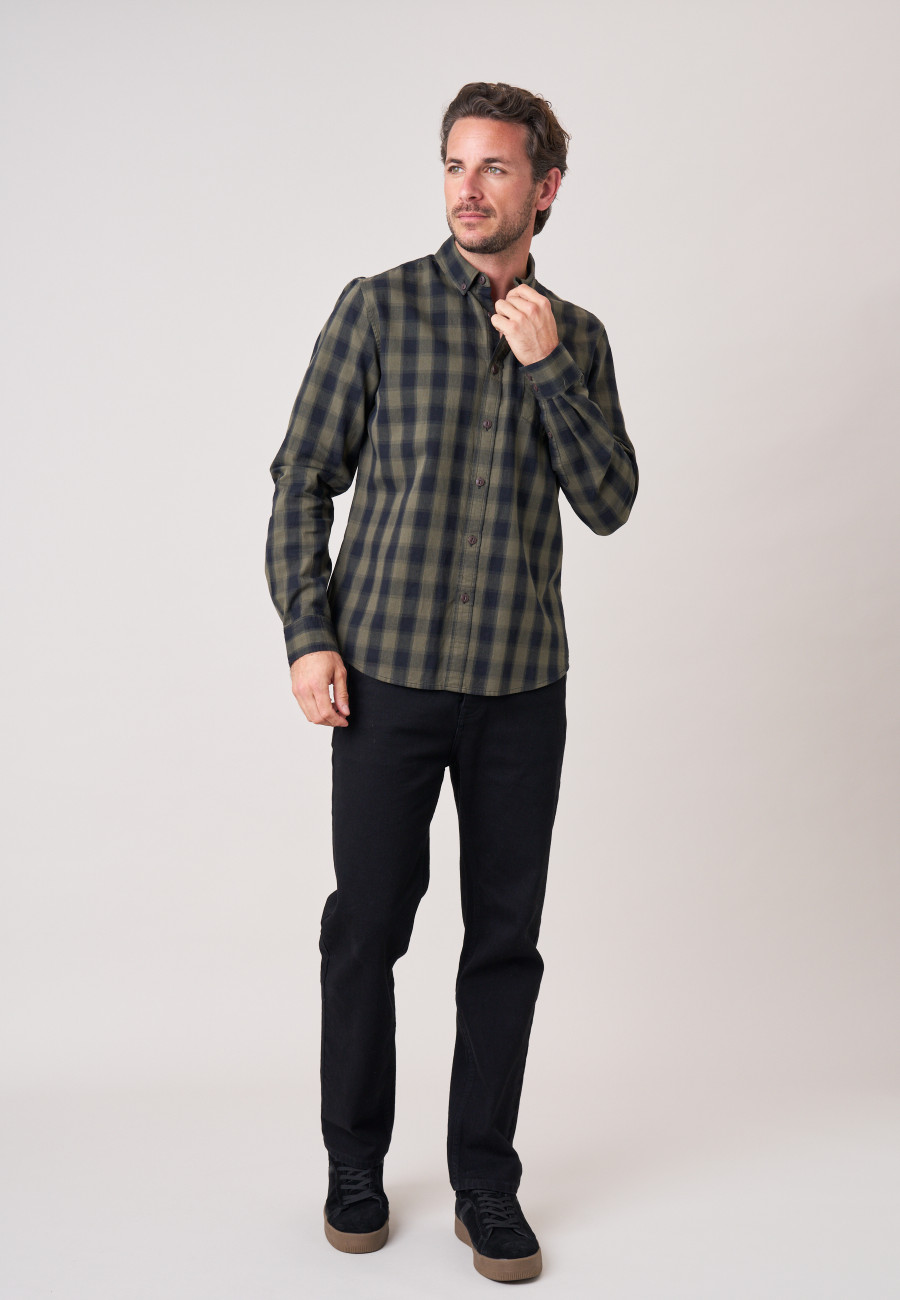 Chemise PIETER Khaki homme-2