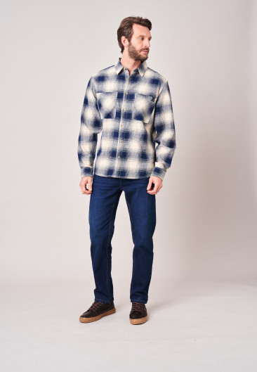 Chemise ZENGO Navy homme-1