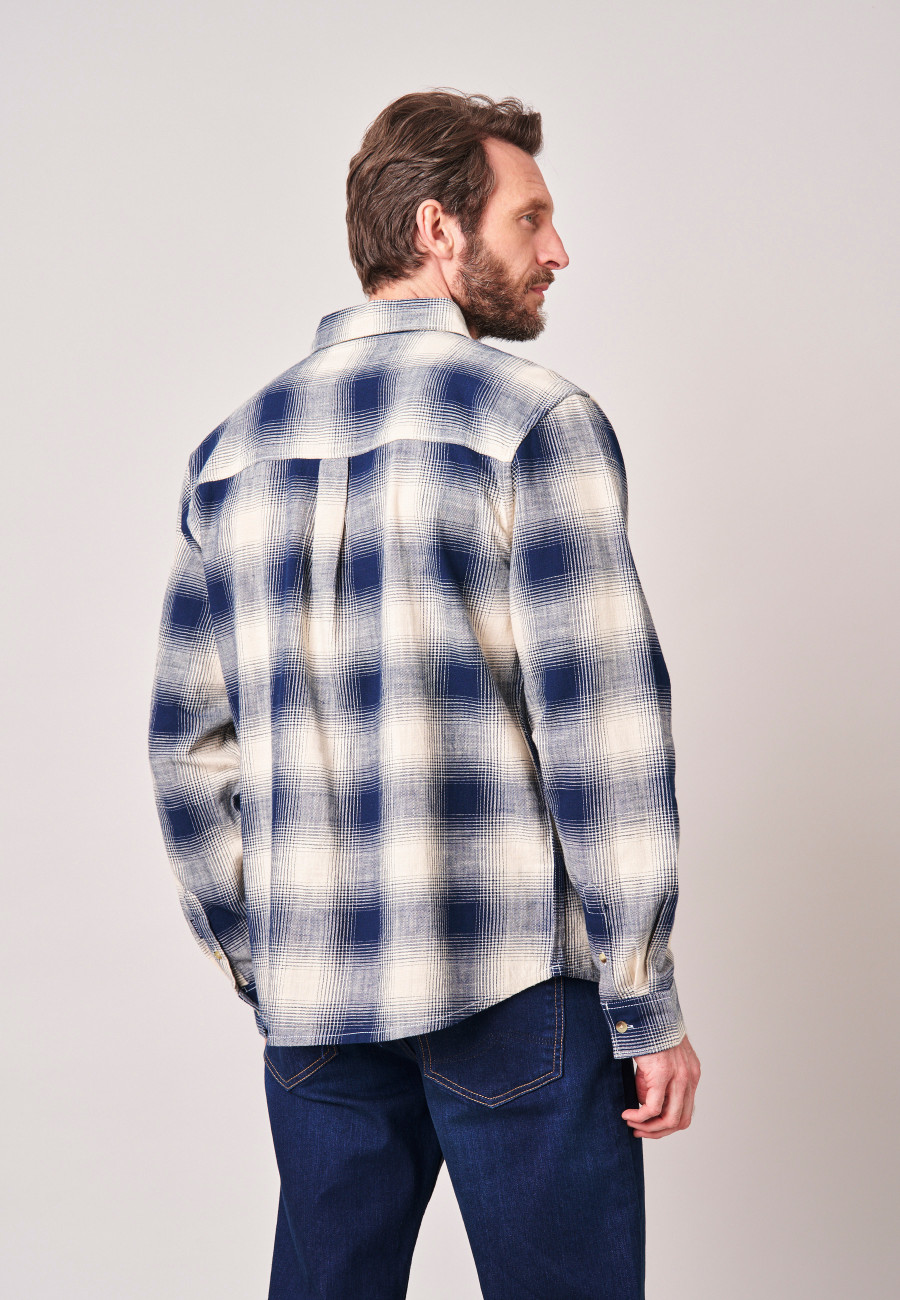 Chemise ZENGO Navy homme-4