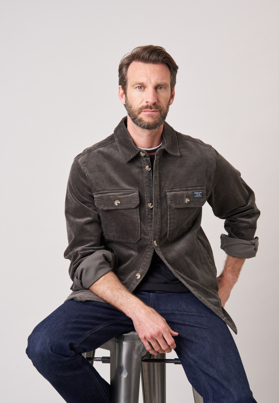 Surchemise ALINO Dark Grey homme-1