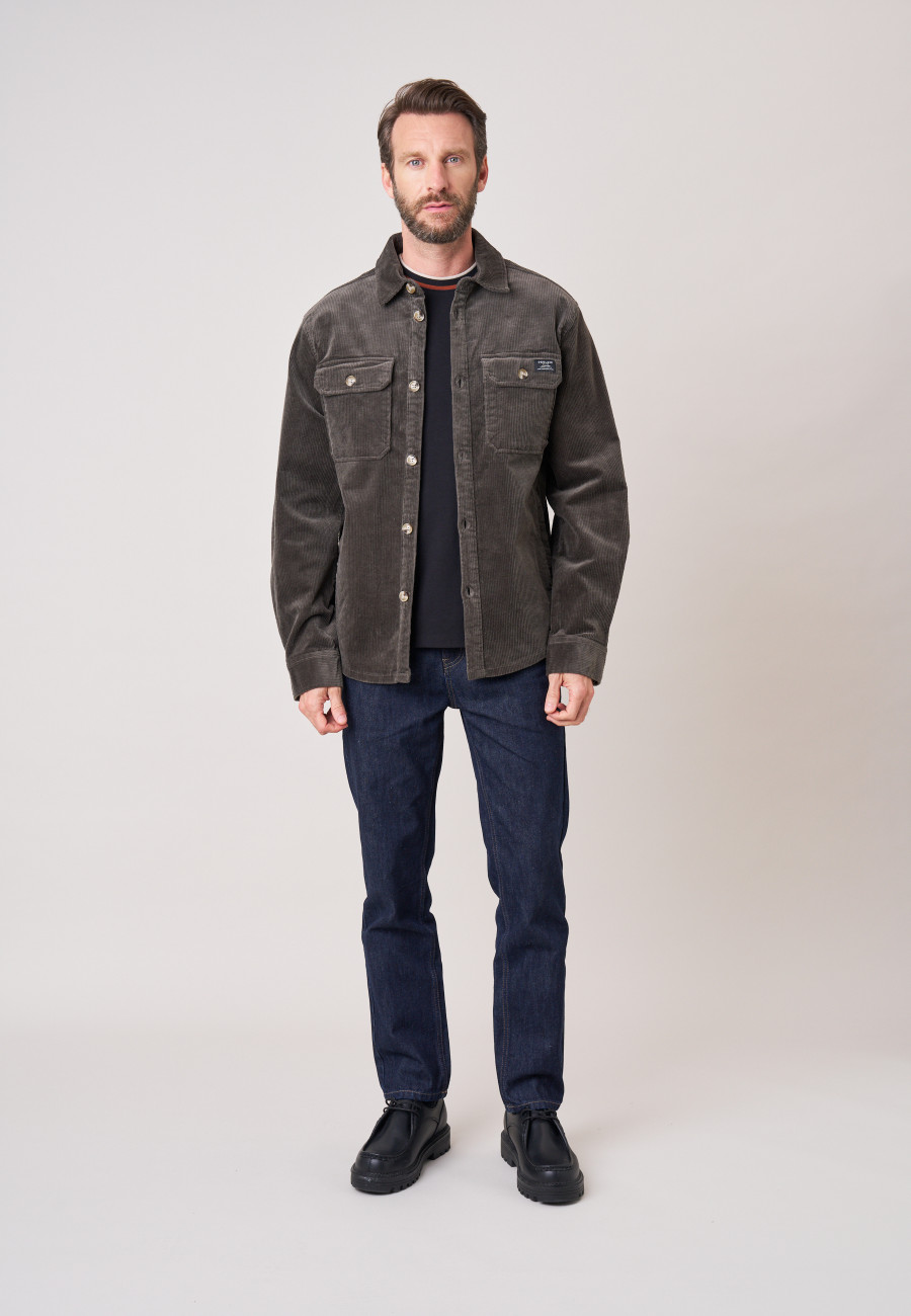 Surchemise ALINO Dark Grey homme-2
