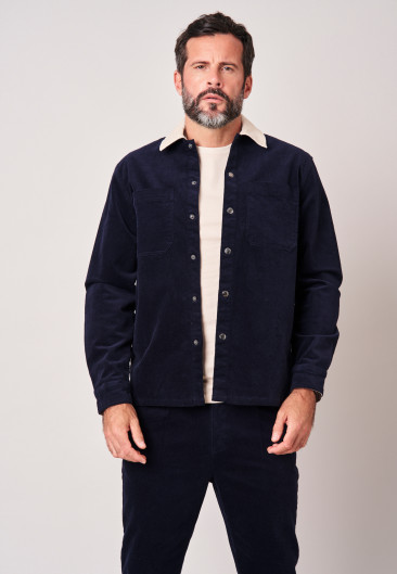 Surchemise GIDEON Navy homme-1