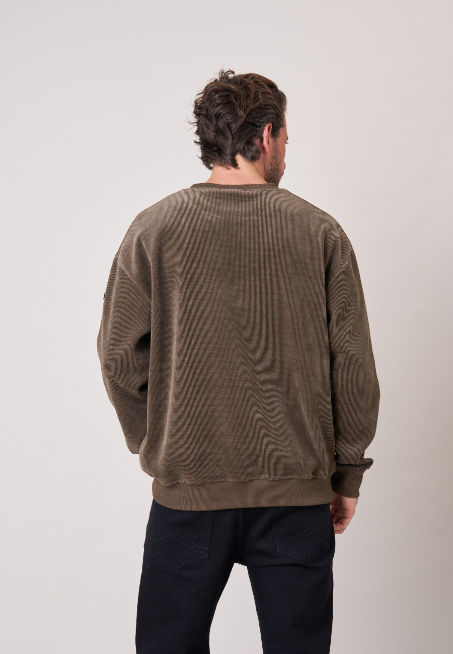 Sweat DOOROY Khaki homme-4