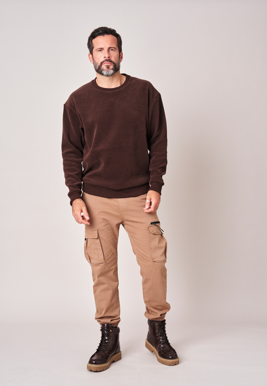 Sweat AUSHER Walnut homme-2