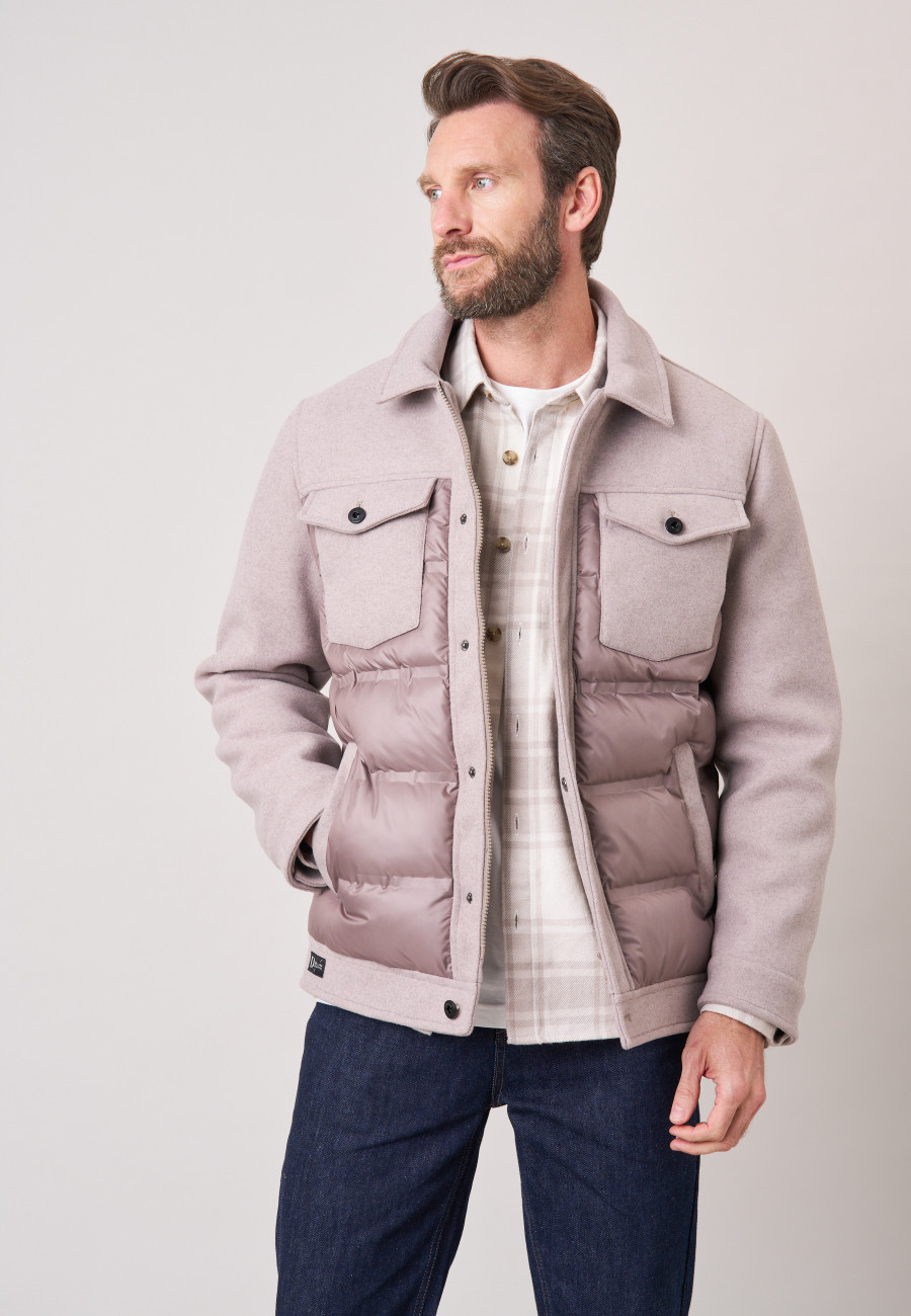 GUSTINO Jacket Dark Sand men-1