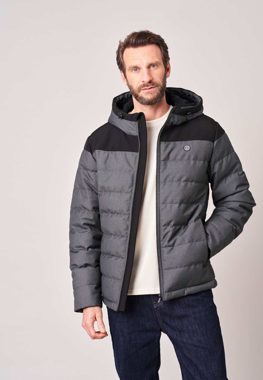 CASTER Down Jacket Grey men-1