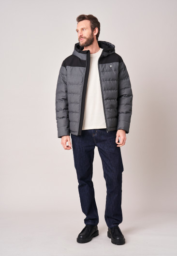 Doudoune CASTER Grey homme-1