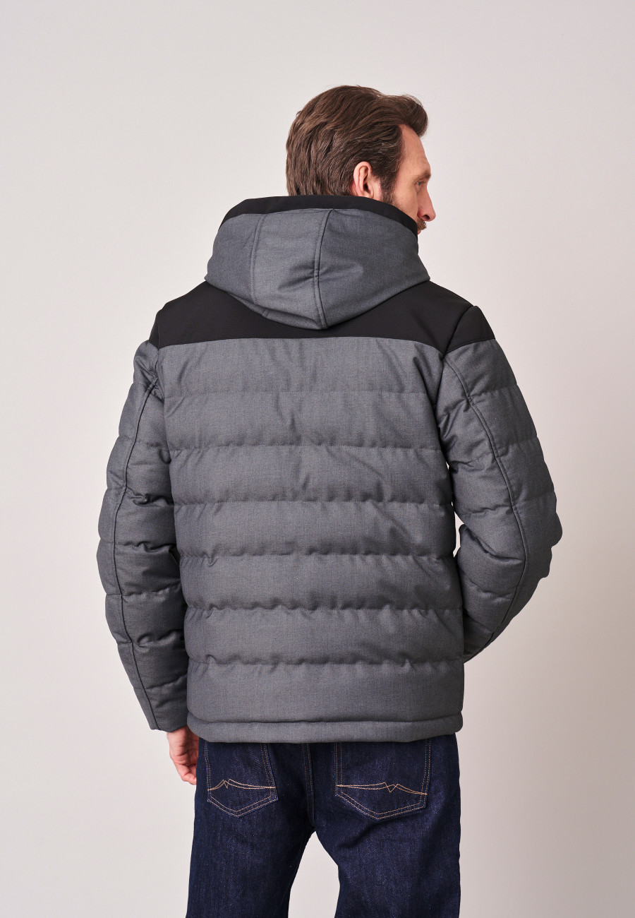 CASTER Down Jacket Grey men-4
