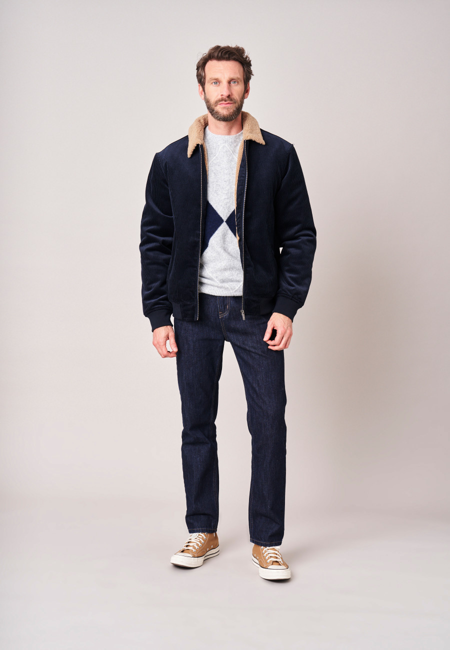 CREWEL Jacket Navy men-2