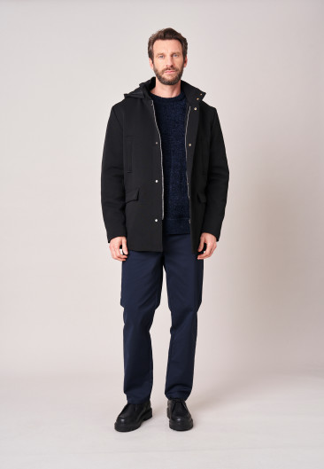 Parka MONSTERA Black homme-1
