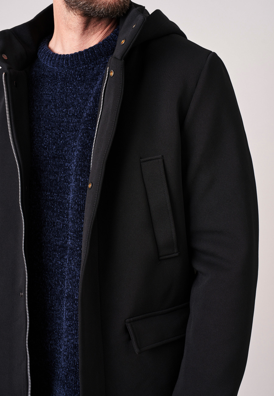 MONSTERA Parka Black men-3