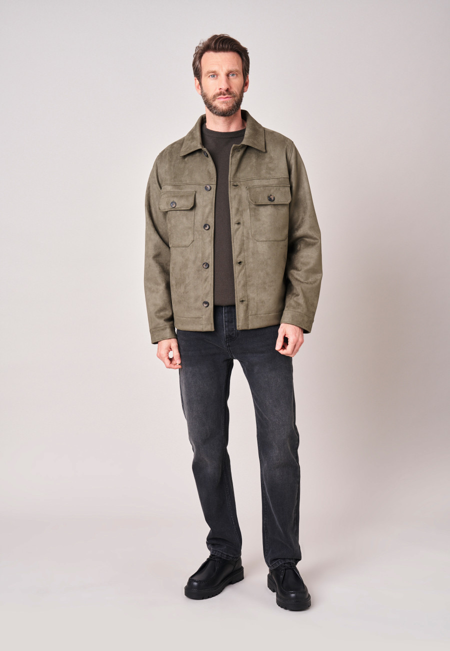 CRYSTIAN Jacket Dark Khaki men-2