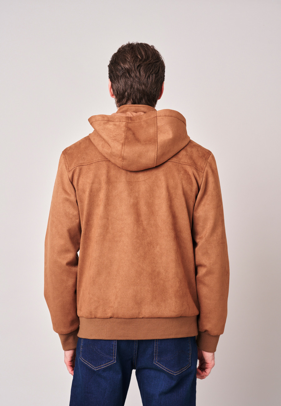 Blouson OUTRIDER Cognac homme-4
