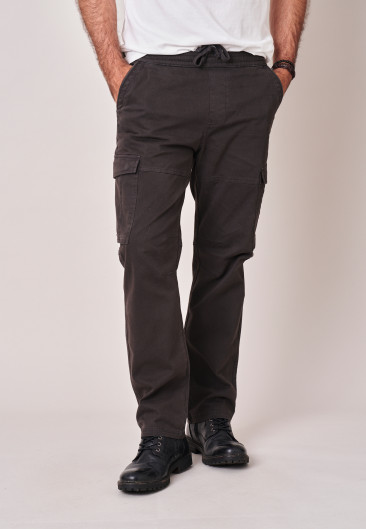 Pantalon DANY Noir charbon homme-1