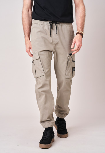 Pantalon MONROE Latte homme-1