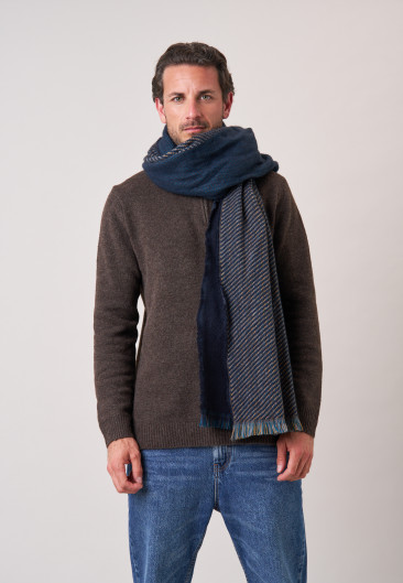 RENDELL Scarf Navy men-1